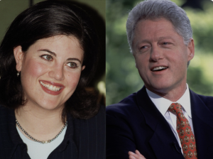 Monica Lewinsky and Bill Clinton's scandal